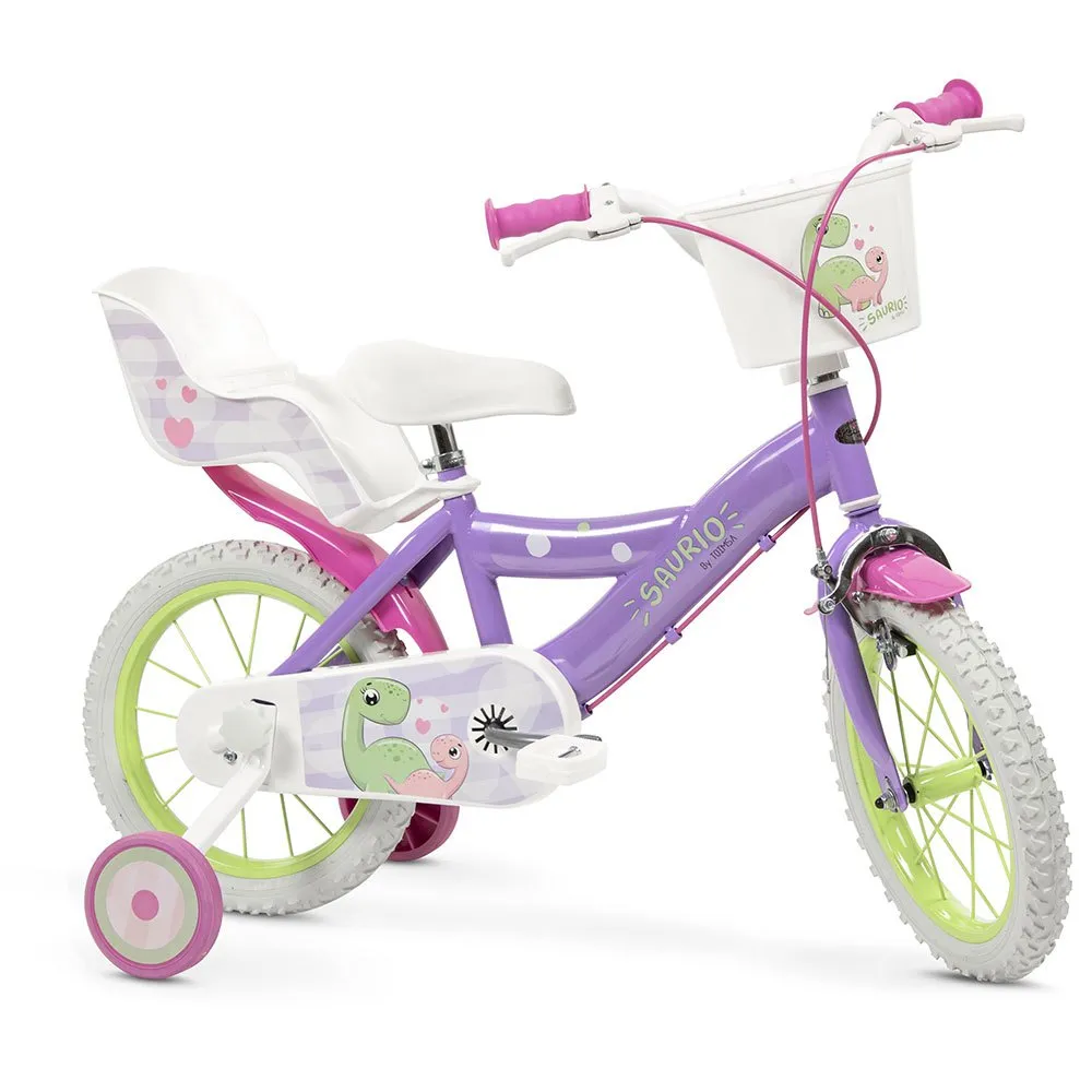 

Детский велосипед Toimsas 14В'' Saurio, белый