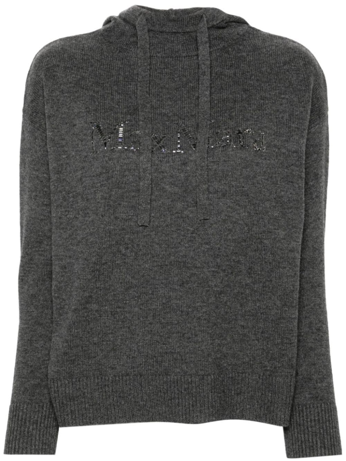 

Max Mara худи с логотипом, серый