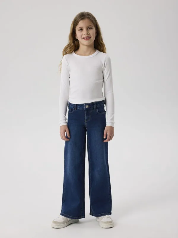 Джинсы свободного кроя nkfpolly Name It, Dark Blue Denim