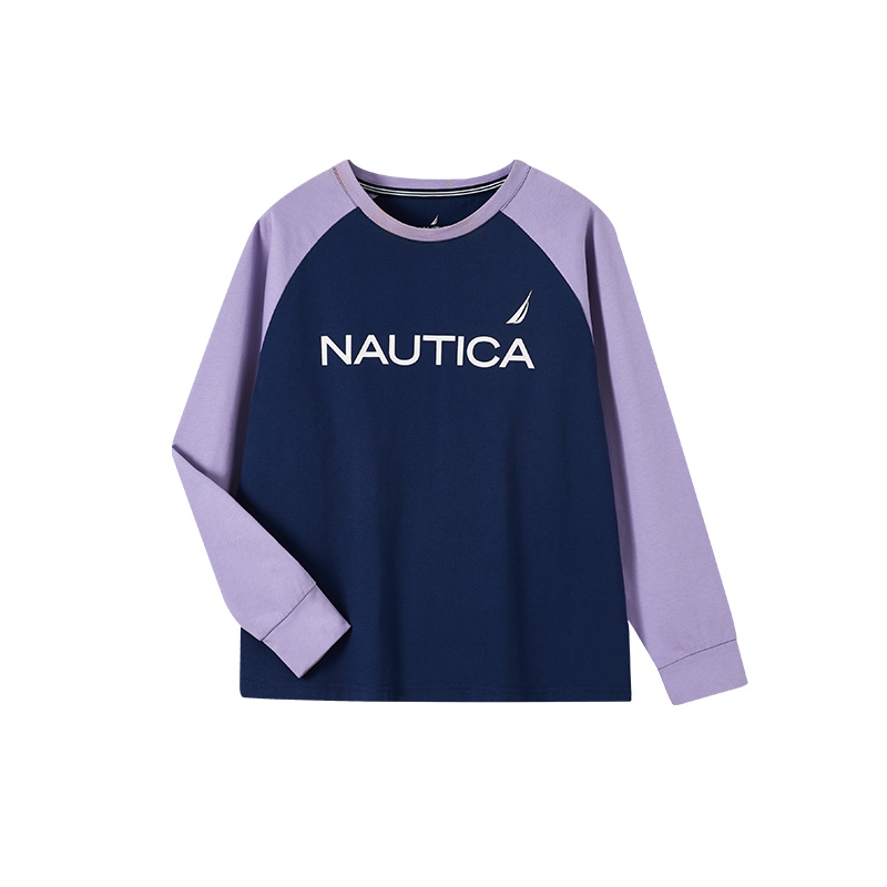 

Детская футболка NAUTICA, синий/фиолетовый