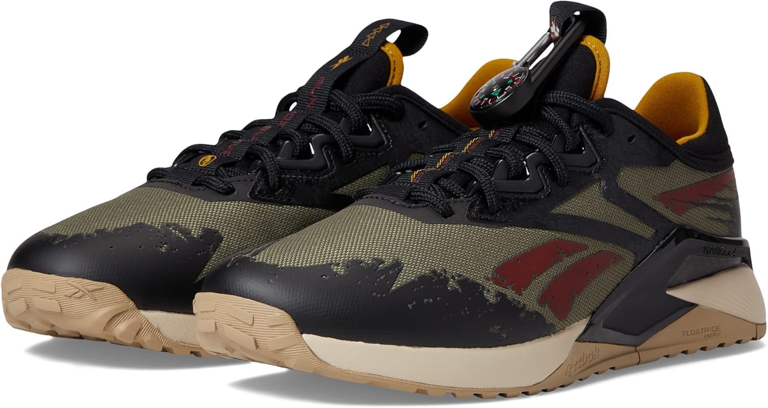 Мужские кроссовки Reebok Reebok X Jurassic World Nano X2 AdventureCross, оливковый/хаки — фото 2