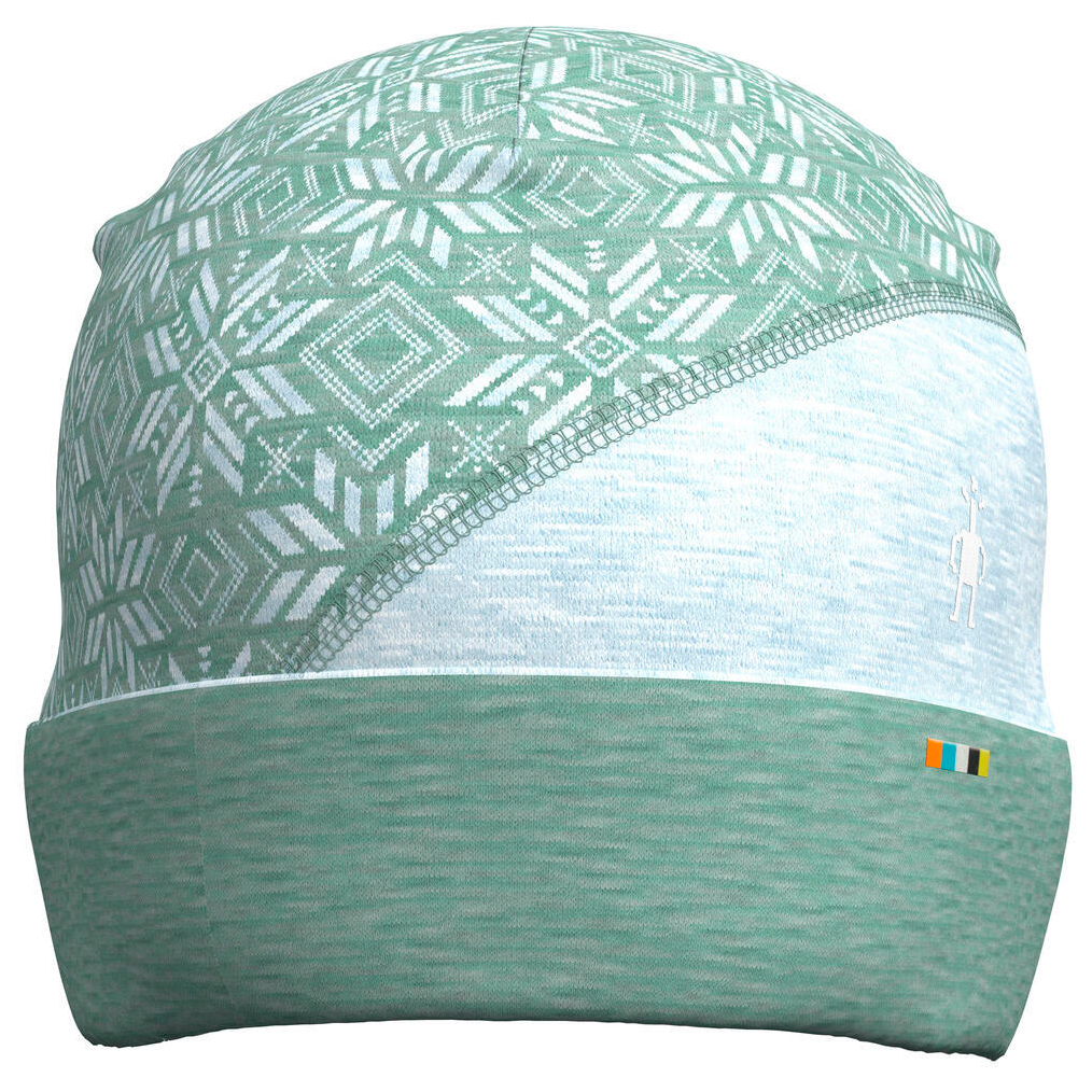 

Шапка Smartwool Thermal Merino Colorblock Beanie, цвет Arctic Green Digi Snow