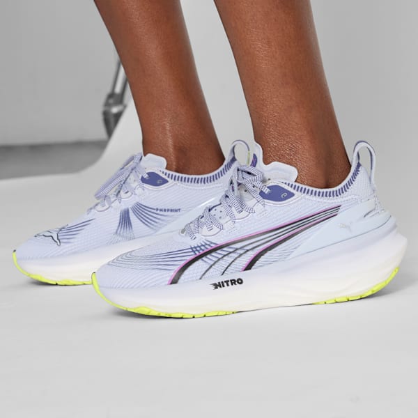 Женские кроссовки для бега по шоссе Foreverrun Nitro 2 Puma, синий — фото 2