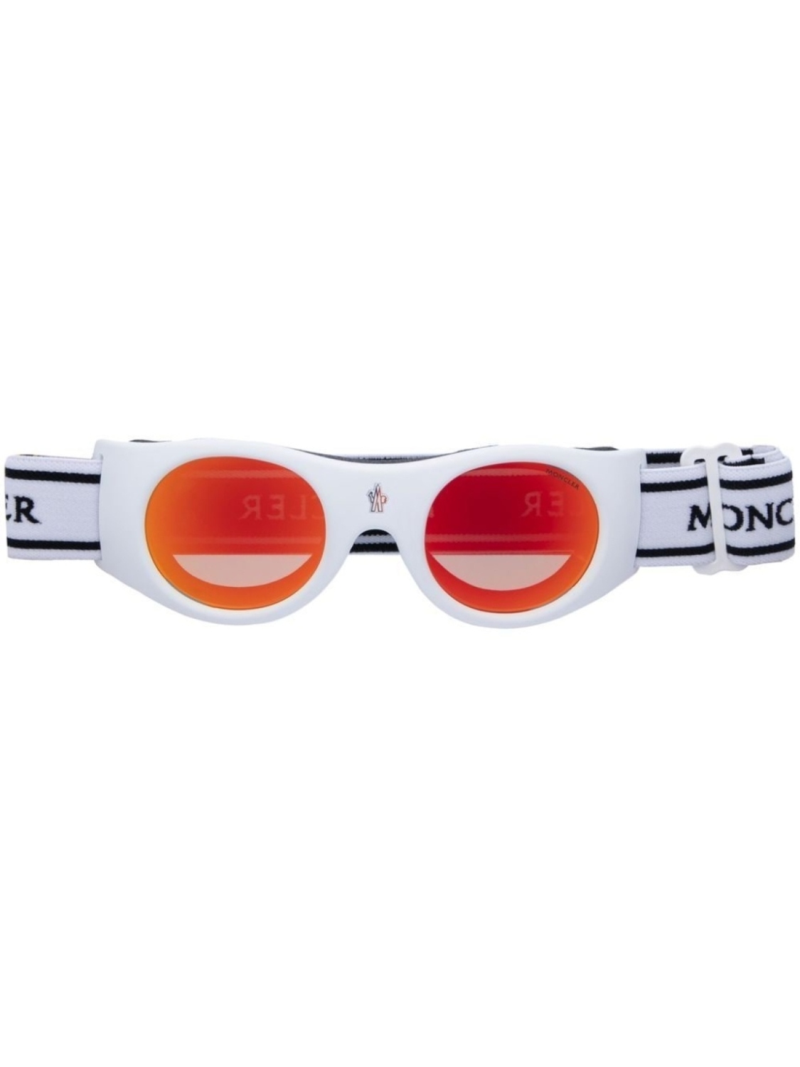 

Moncler Eyewear солнцезащитные очки с логотипом, белый