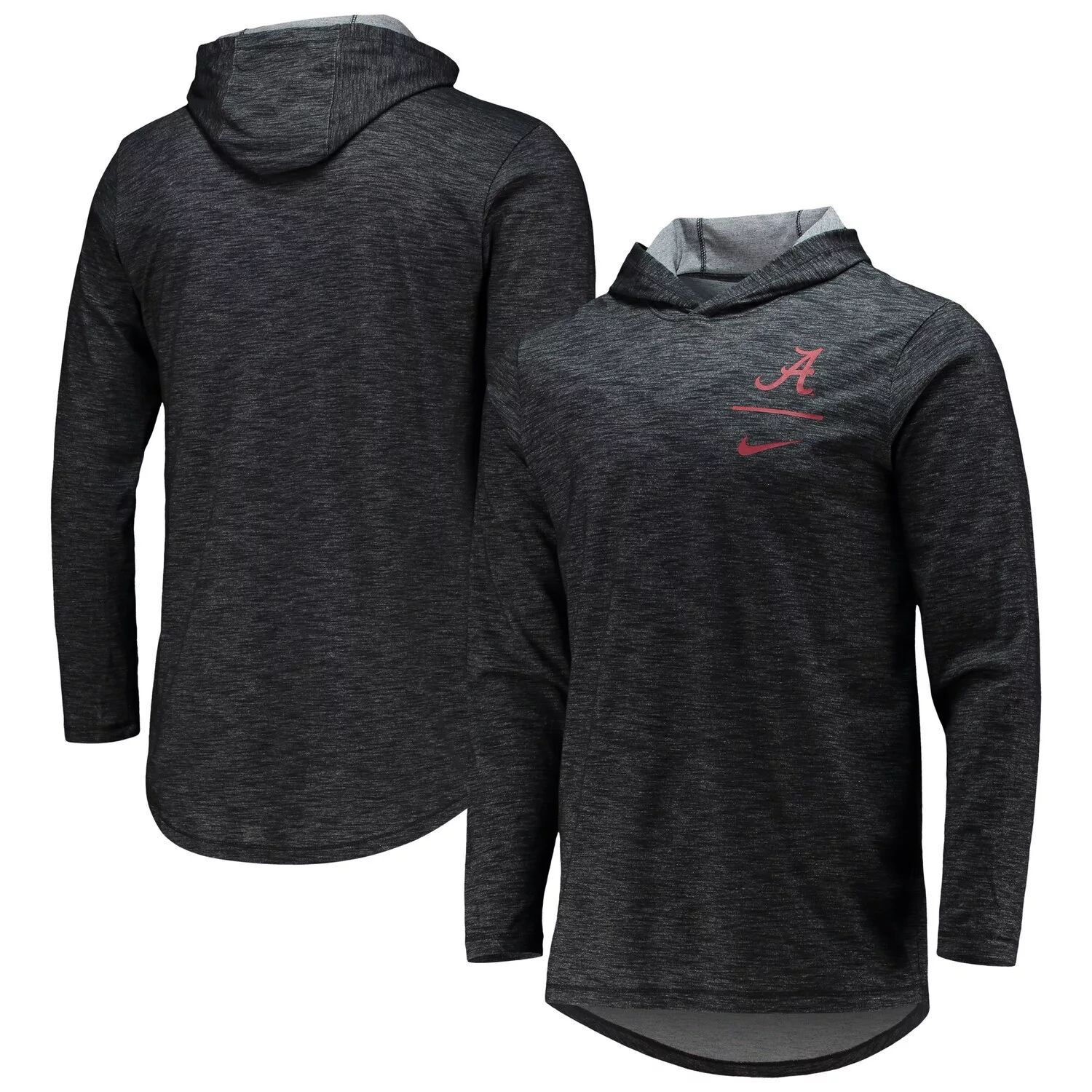 

Мужская черная футболка с капюшоном и длинными рукавами Nike Alabama Crimson Tide Slub Space-Dye Performance, Черный, Мужская черная футболка с капюшоном и длинными рукавами Nike Alabama Crimson Tide Slub Space-Dye Performance