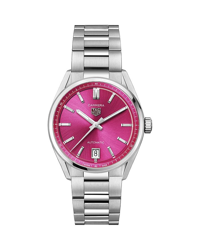 

Часы Carrera, 39 мм TAG Heuer, розовый