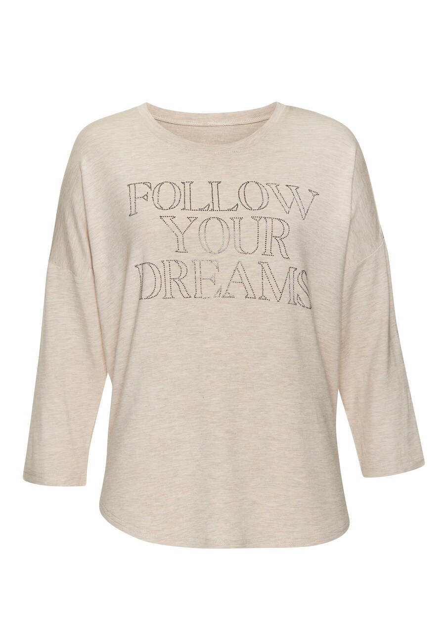 

Рубашка LASCANA, цвет mottled beige