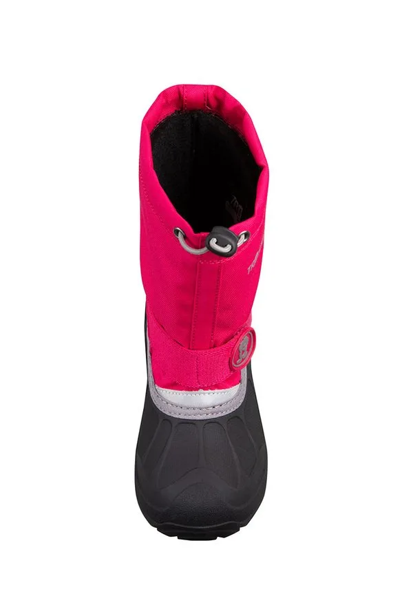 Детские зимние ботинки telemark xt, зимние ботинки Trollkids, Magenta Grey — фото 2