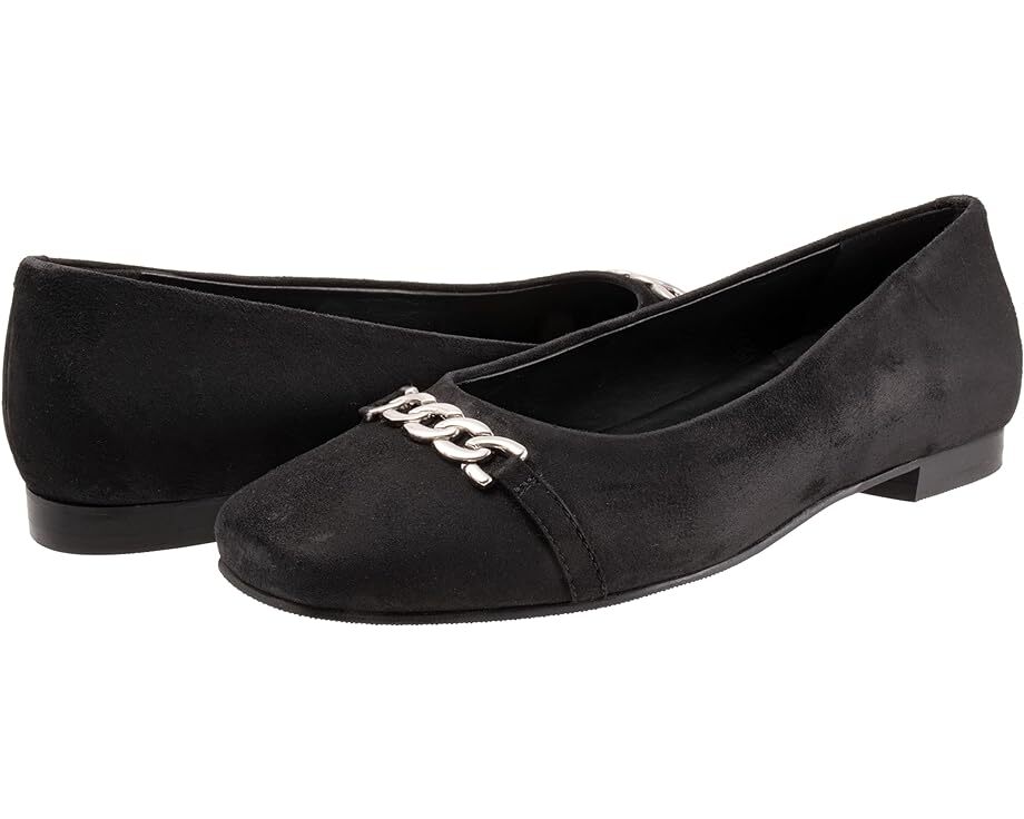 

Туфли на плоской подошве Trotters Harmony, цвет Black Suede