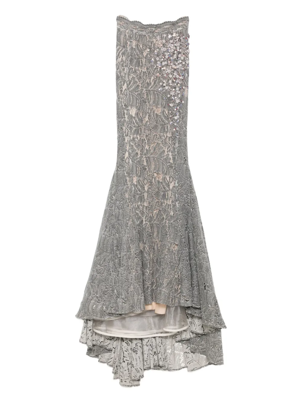 

Декорированная юбка Gemy Maalouf, серый