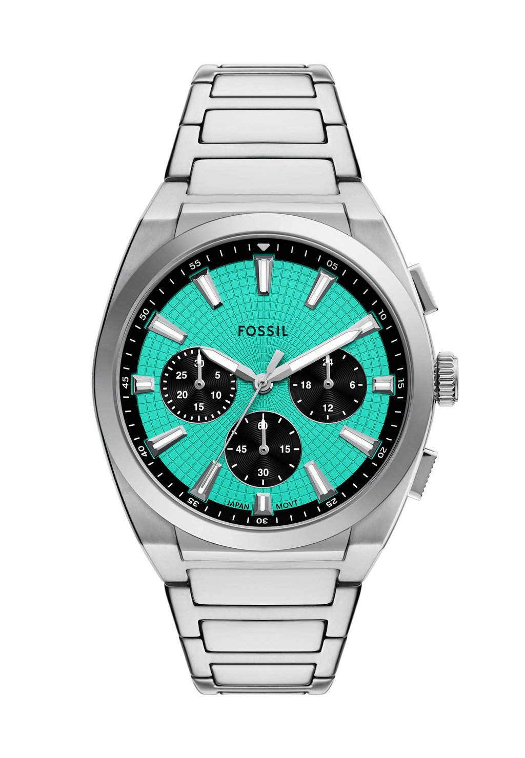 

Часы с хронографом EVERETT Fossil, серебряный