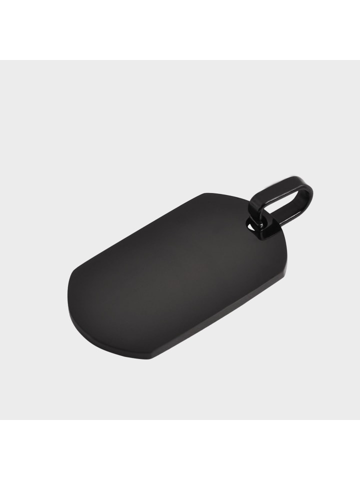 

Adeliás Кулон унисекс - гравированный кулон из нержавеющей стали черного цвета