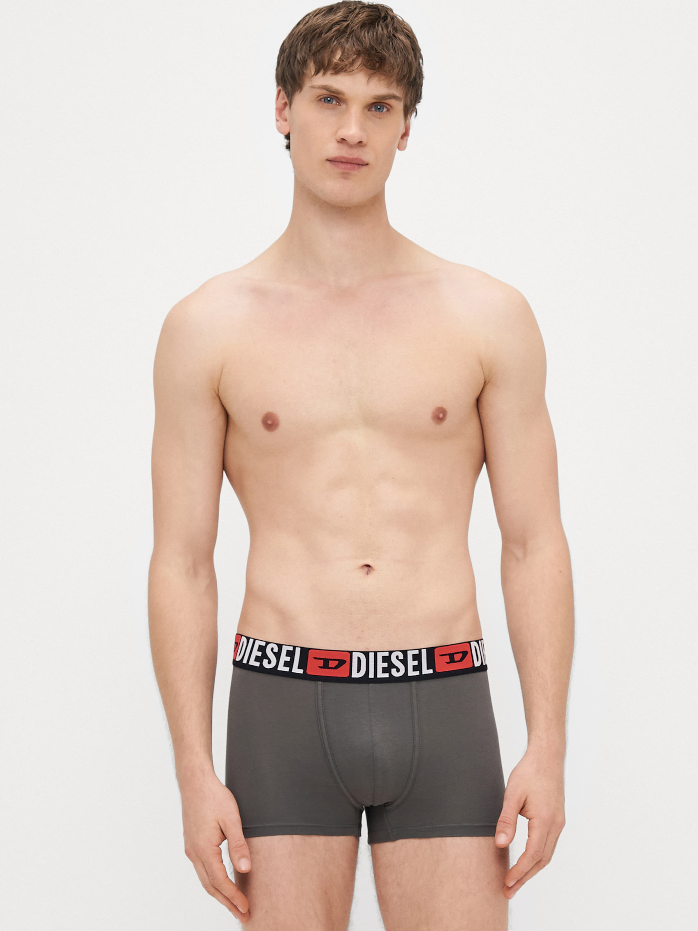 DIESEL Боксеры 'Damien' в цветах Dark Grey, Fire Red, Black — фото 3