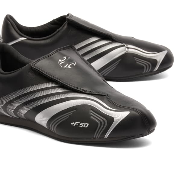 Кроссовки для тхэквондо f50 Adidas, Core Black,Silver Met. & Grey Six — фото 3