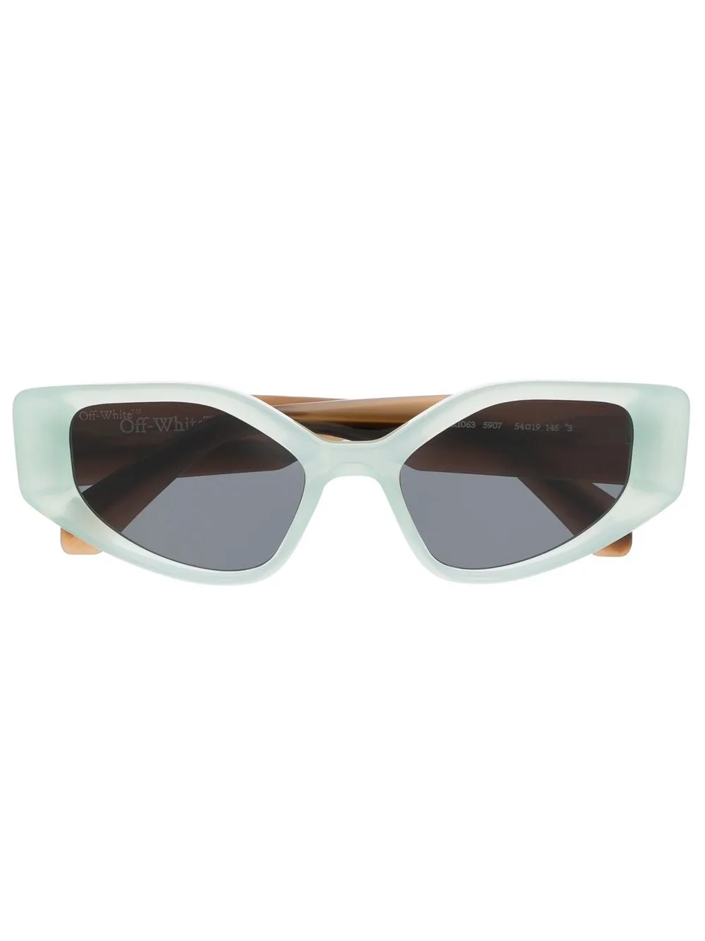

Солнцезащитные очки Memphis в оправе 'кошачий глаз' Off-White Eyewear, синий