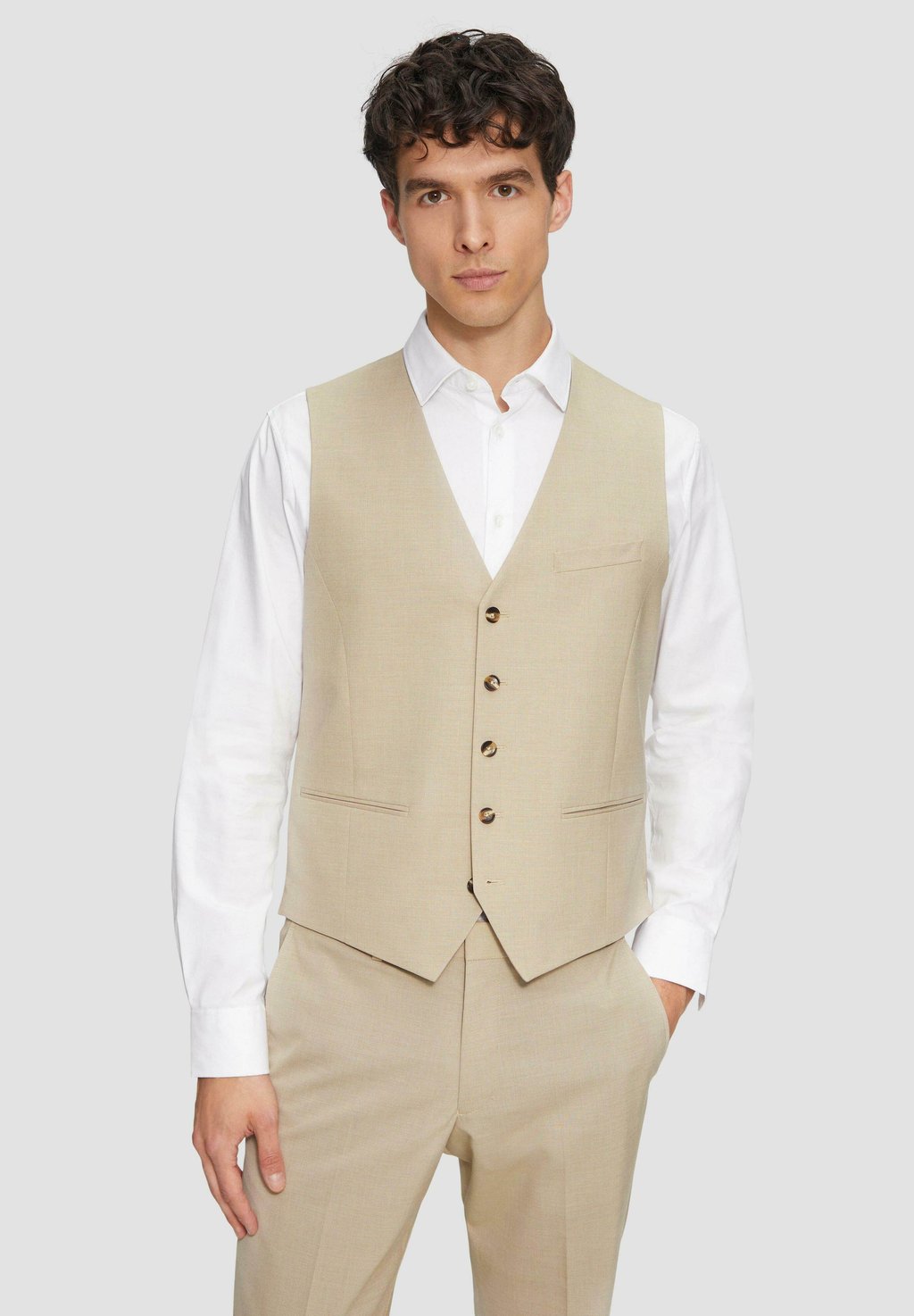 

Жилет s.Oliver BLACK LABEL, песочный