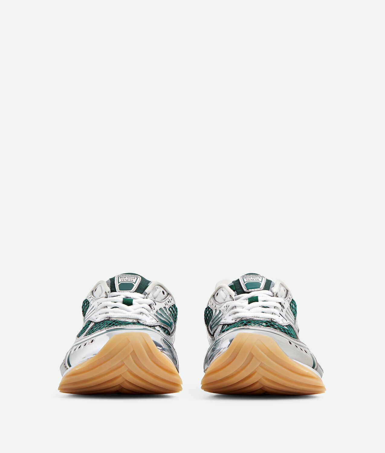 Orbit sneaker BOTTEGA VENETA, серебряный/бильярдный — фото 3