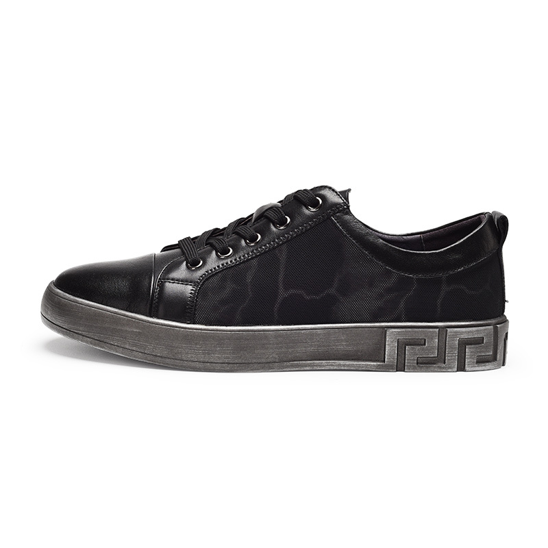 

Туфли AOKANG Men's Casual Shoes Men Low-Top, черный