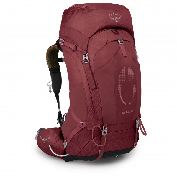 

Женский рюкзак aura ag 50 - треккинговый Osprey, красный