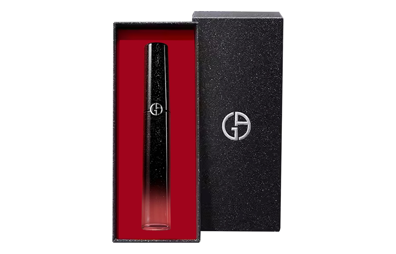 GIORGIO ARMANI Тюбик красной помады haute couture starry limited edition box бархатное покрытие уход за кожей губ 6,5 мл — фото 4