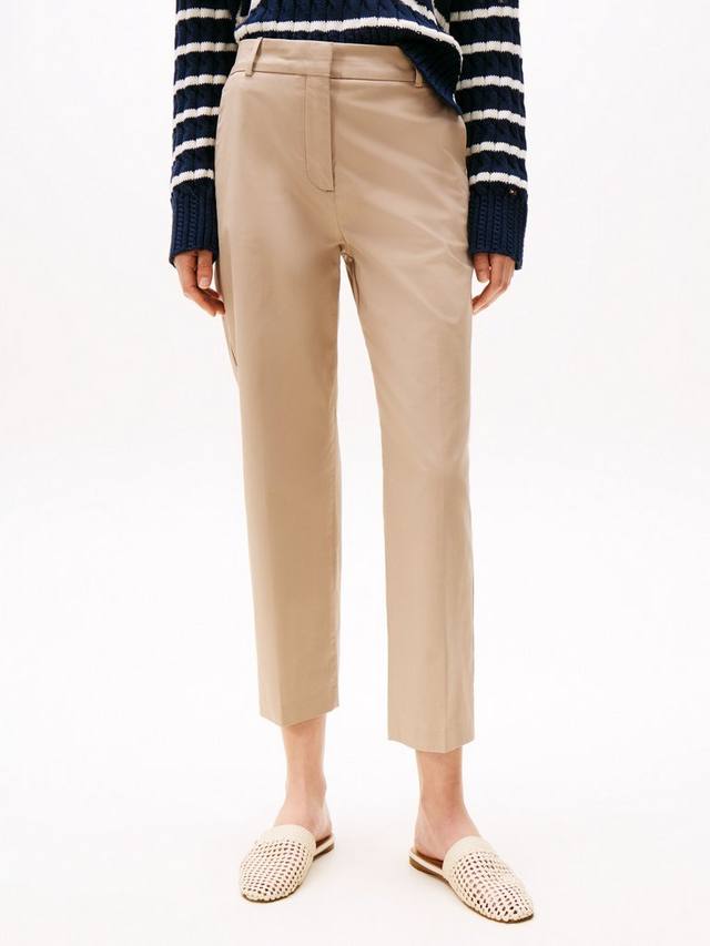 

Узкие прямые брюки-чинос Tommy Hilfiger, бежевый