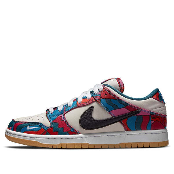 

Кроссовки x parra sb dunk low pro Nike, розовый