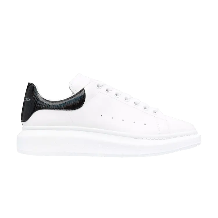 

Кроссовки Alexander McQueen Alexander McQueen Oversized Sneaker 'White Black Iridescent', белый