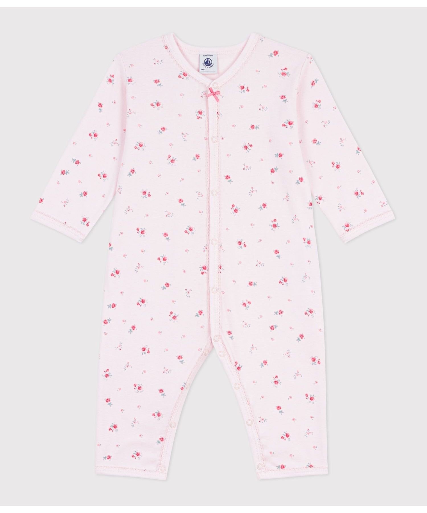 Комбинезон без штанин Petit Bateau, Light pink/multicolor