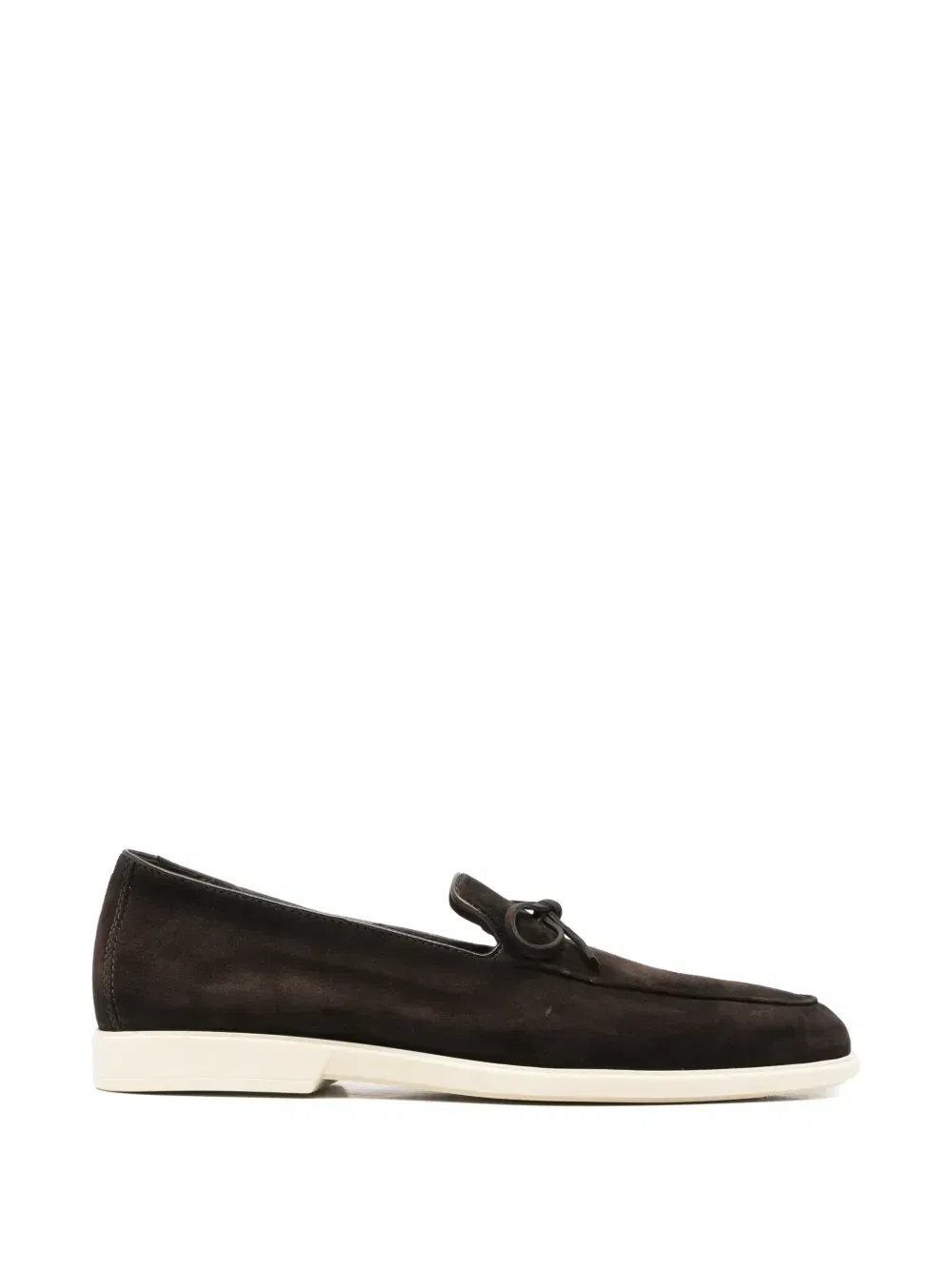 Лоферы Malibu с бантом Santoni, коричневый