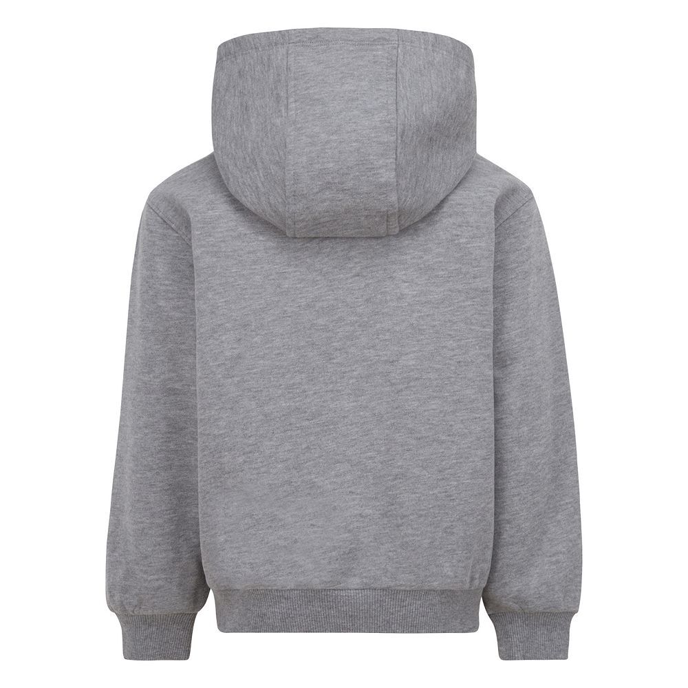 Флисовый пуловер с капюшоном Nike Sportswear Club для детей 4–7 лет, серый — фото 2