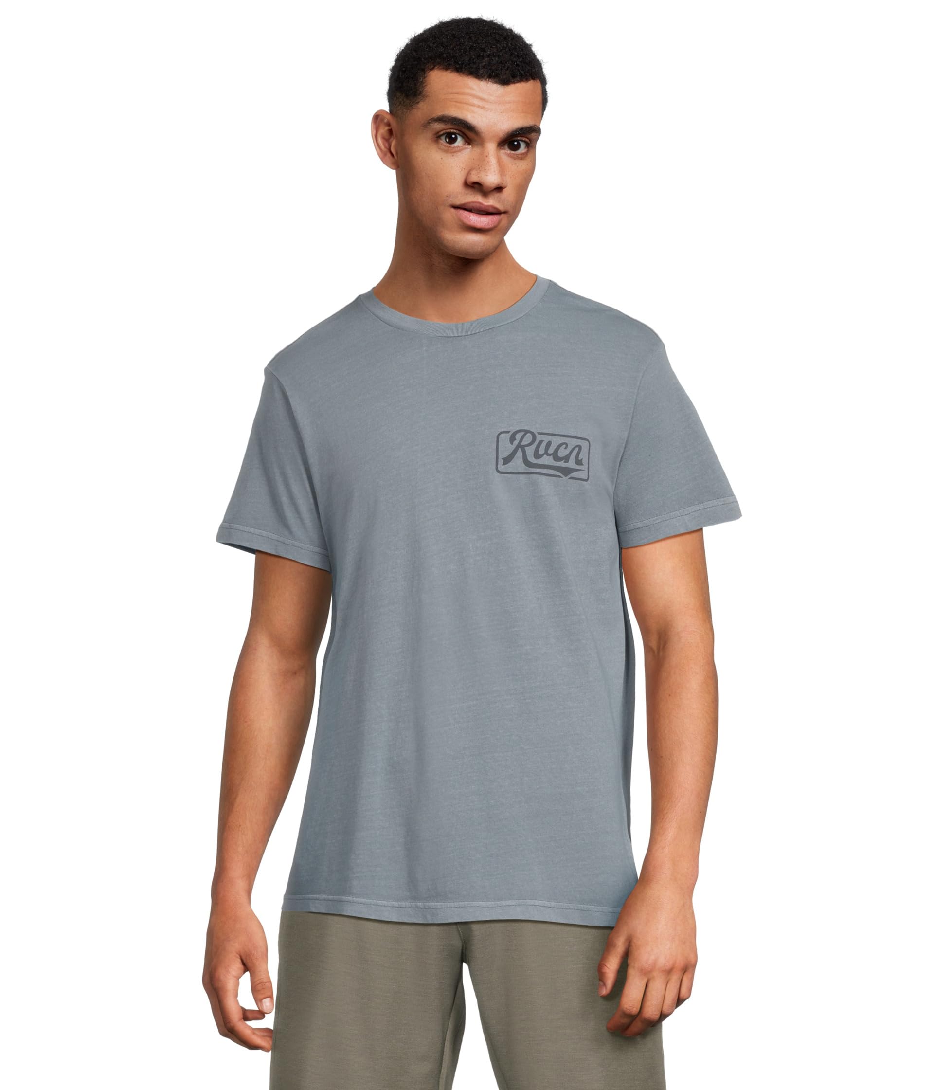 

Футболка RVCA Frame Up Short Sleeve, цвет Vintage Navy