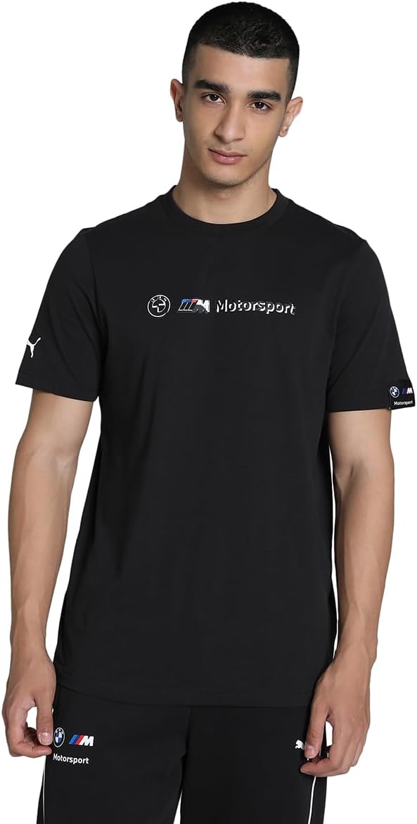 

Мужская футболка PUMA с логотипом BMW MMS и коротким рукавом (627468), черный