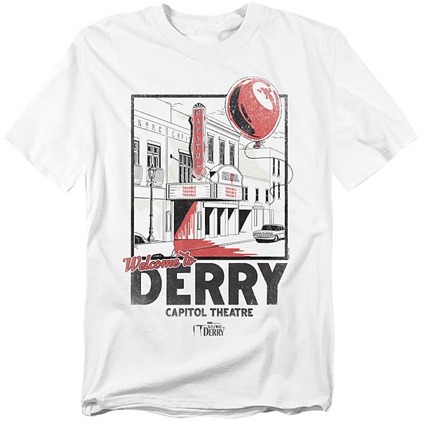 

Футболка с принтом Big & Tall Welcome to Derry Capitol Theatre Licensed Character
