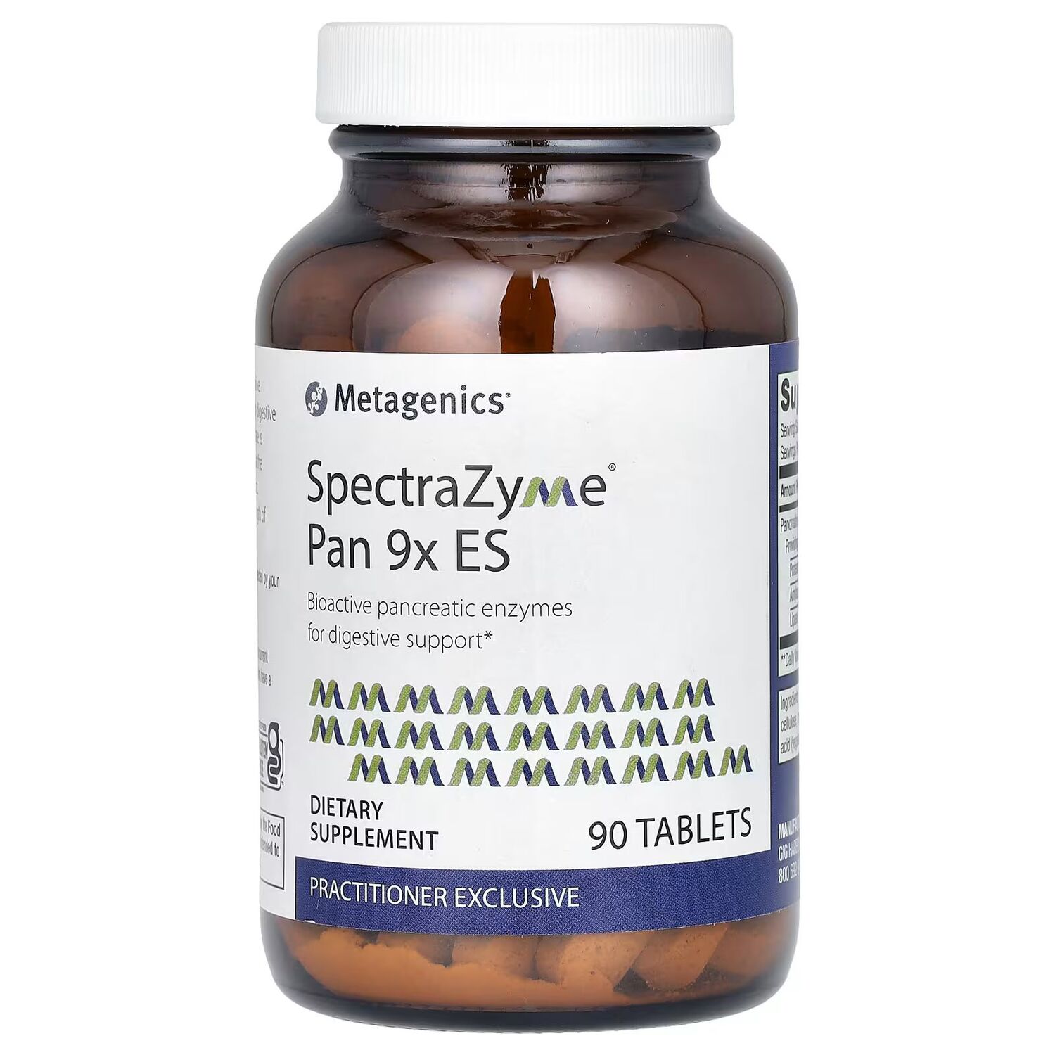 

SpectraZyme Pan 9x ES, 90 таблеток Metagenics