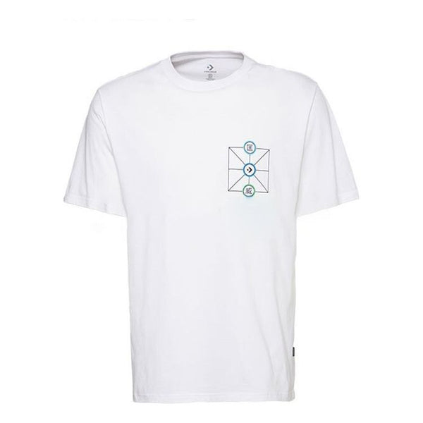 

Футболка men's creative sports round neck short sleeve white Converse, белый