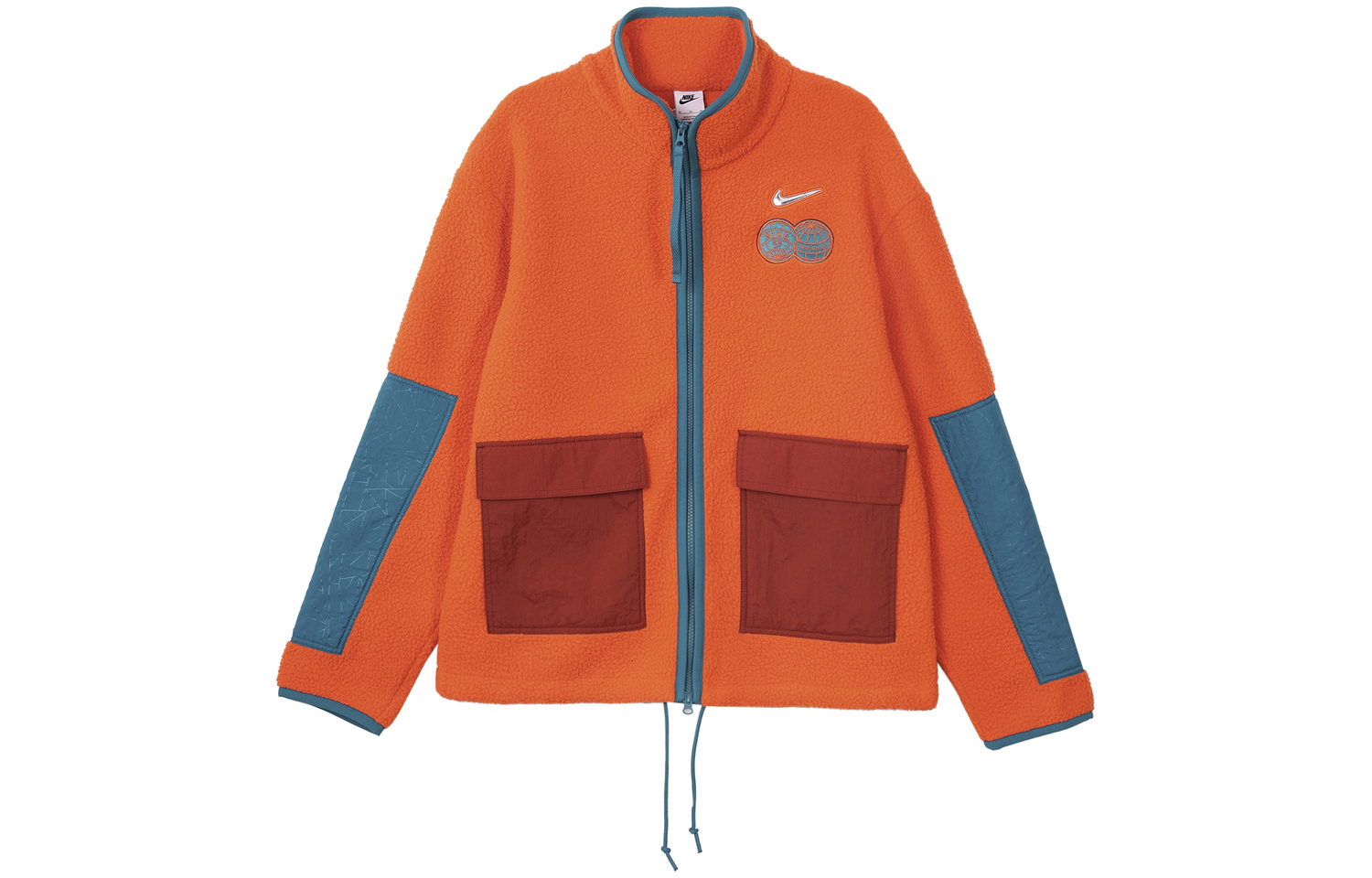 Nike Куртка коллекции Нового года Мужская оранжевая, Rush Orange — фото 2