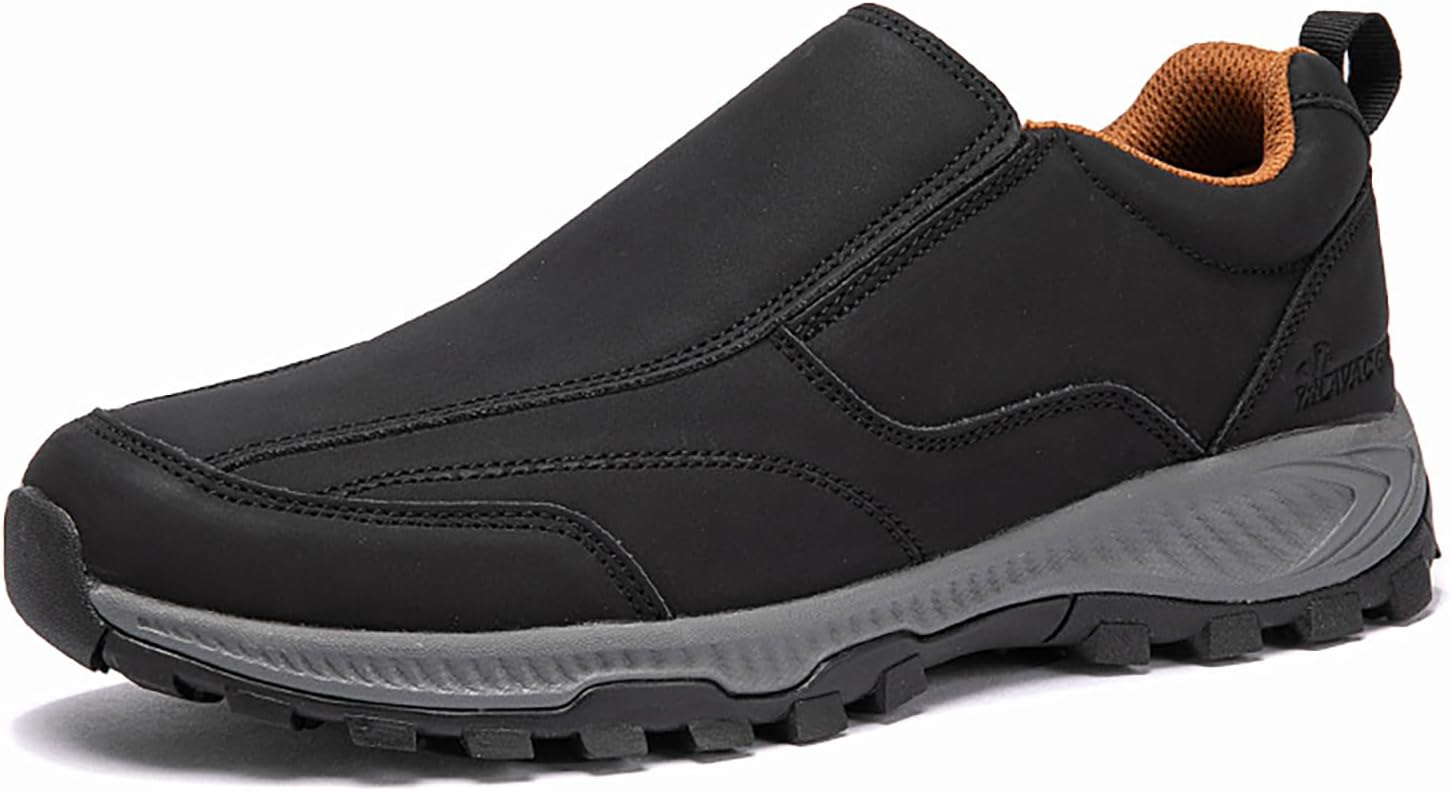 

Мужские повседневные кожаные слипоны-лоферы NXNBHSL на платформе, легкие, удобные, с круглым носком, нескользящие, амортизирующие, для ходьбы, спорта, работы и вождения, черный