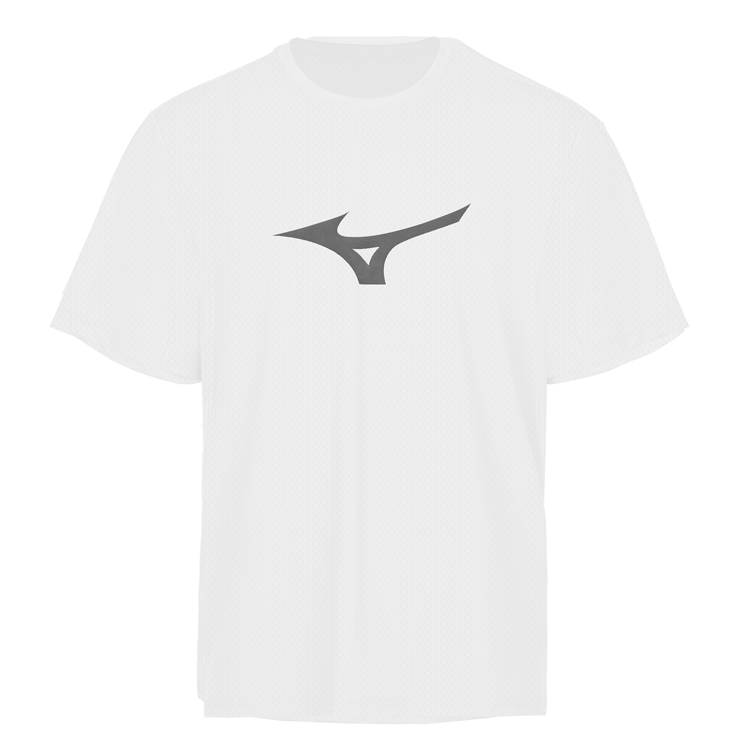 

Футболка унисекс Mizuno, белый/серый