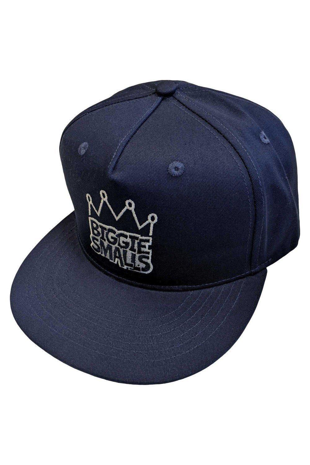 

Кепка Snapback с логотипом Crown Biggie Smalls, темно-синий