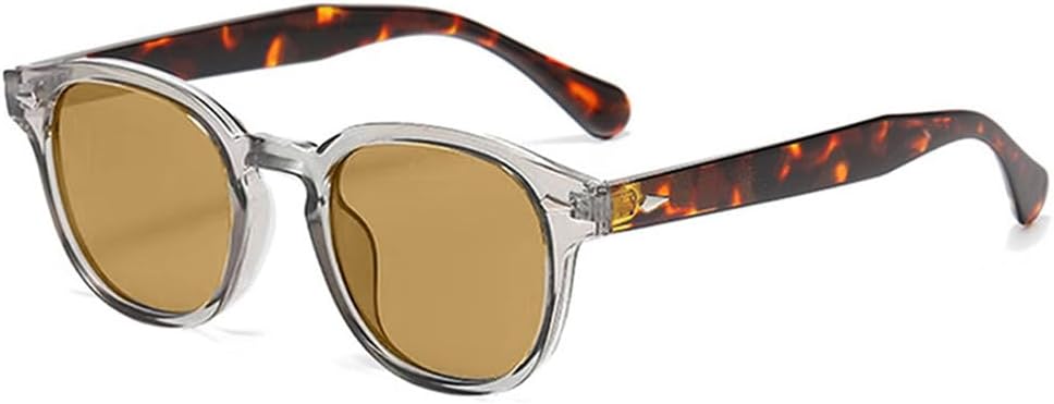 

Солнцезащитные очки UV400 с овальными заклепками и прозрачными линзами цвета океана для женщин и мужчин, для бега и занятий спортом на открытом воздухе UYPTK, Grey Tea