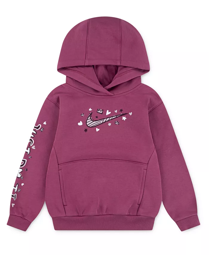 

Толстовка с длинным рукавом для малышей и маленьких девочек Nike, розовый