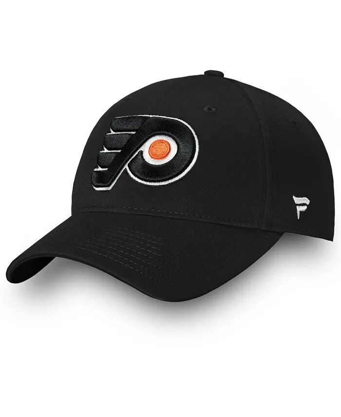 

Мужская черная регулируемая кепка Philadelphia Flyers Core Fanatics