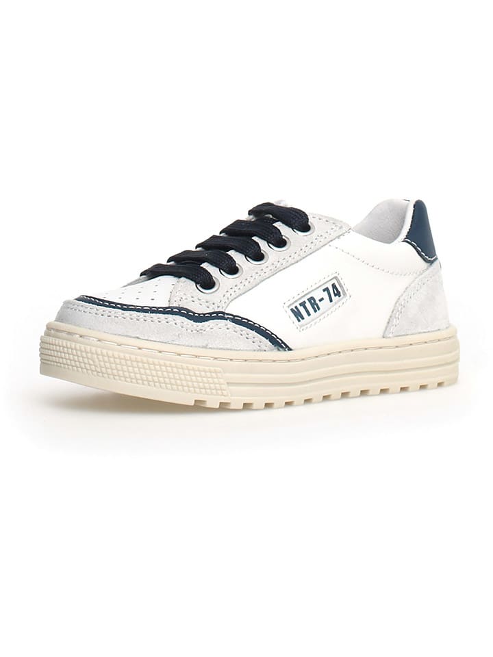 

Naturino Кожаные кроссовки темно-синего/белого цвета