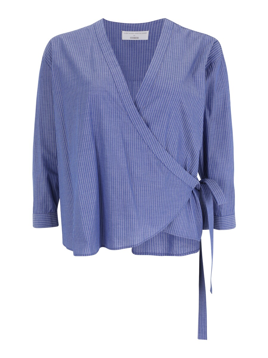 

Блузка с коротким рукавом Guido Maria Kretschmer Curvy Blouse Nena, синий