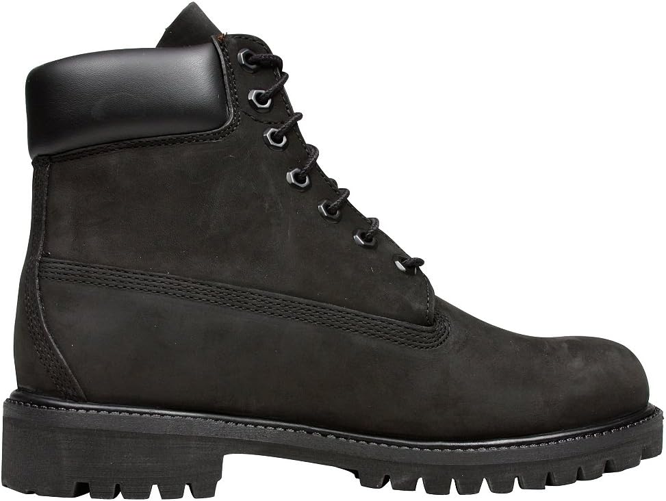 Timberland мужские 6-дюймовые ботинки Premium Full Grain, Black Nubuck — фото 3