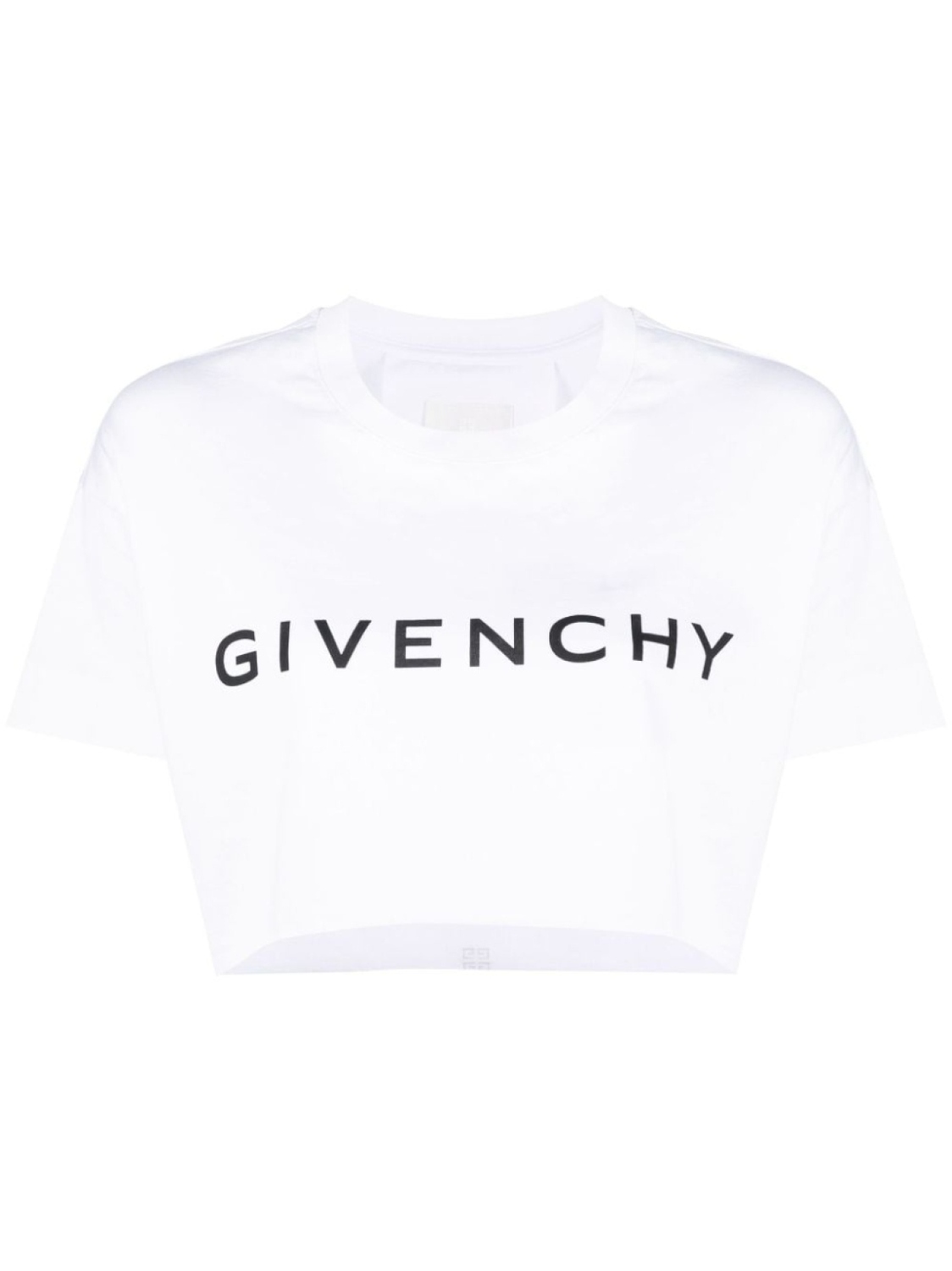 

Укороченная футболка с логотипом Givenchy, белый