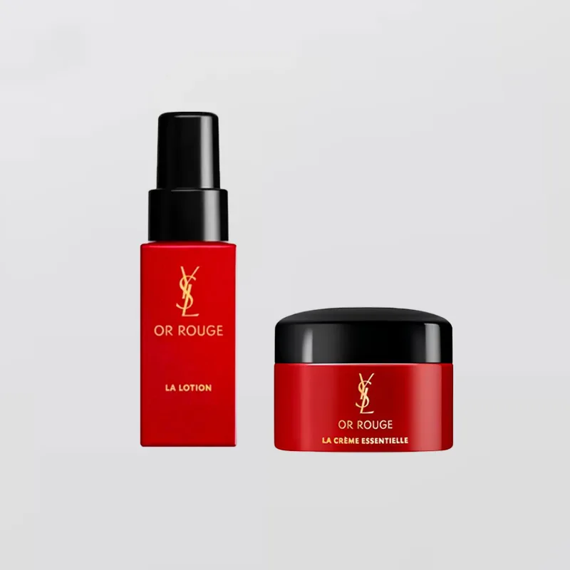 SAINT LAURENT Крем для лица успокаивающий для кожи, Two-Piece Set: 7ml Golden Face Cream+30ml Golden Toner — фото 3
