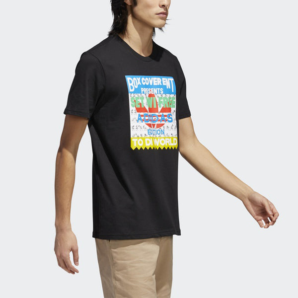 Футболка originals setwifree tee short sleeve black Adidas, черный — фото 4
