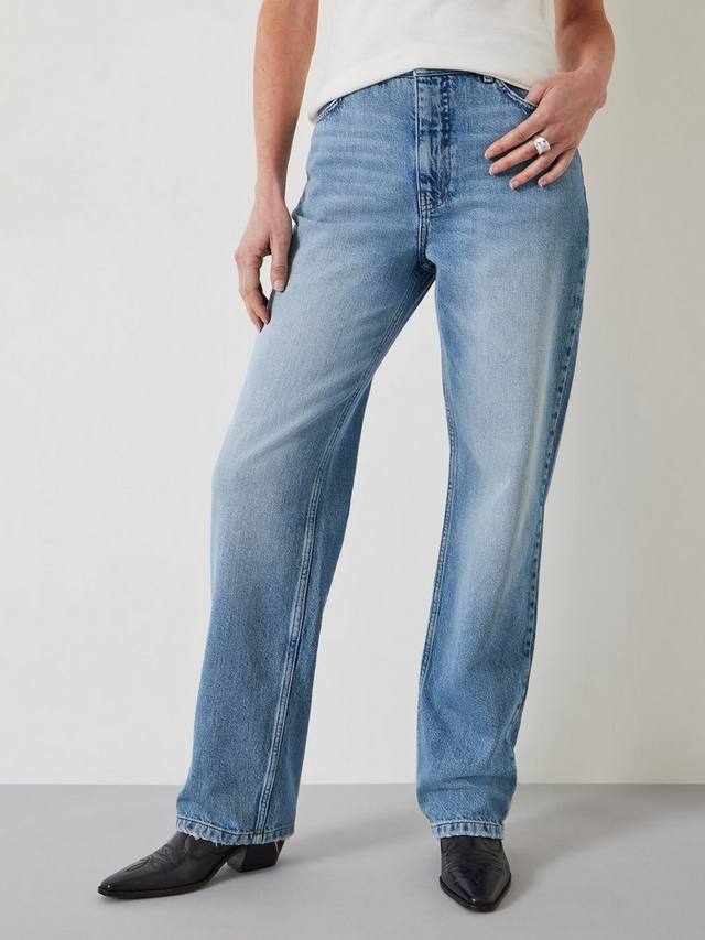 

Джинсы с напуском на прямых ногах remy HUSH, цвет Light Authentic Blue