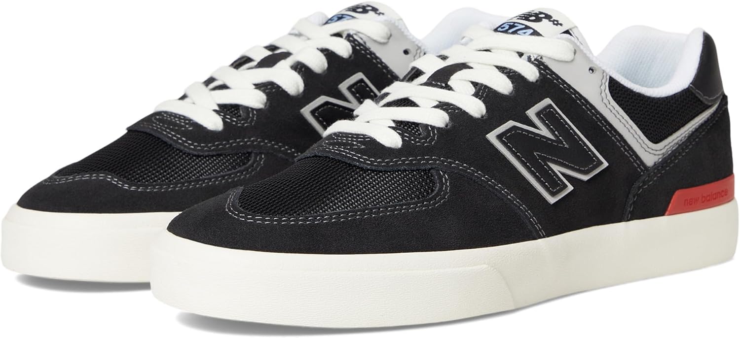 

Кроссовки New Balance Unisex-Adult 574 Vulc, черный/серый